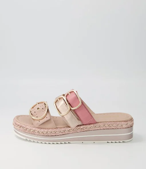 Cheap Abba Rose Multi Slides Women Sandals