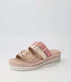 Cheap Abba Rose Multi Slides Women Sandals