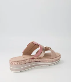 Cheap Abba Rose Multi Slides Women Sandals