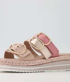Cheap Abba Rose Multi Slides Women Sandals