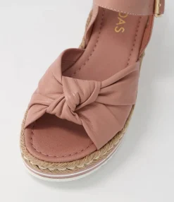 Cheap Adeline Mushroom Leather Sandals Women Sandals