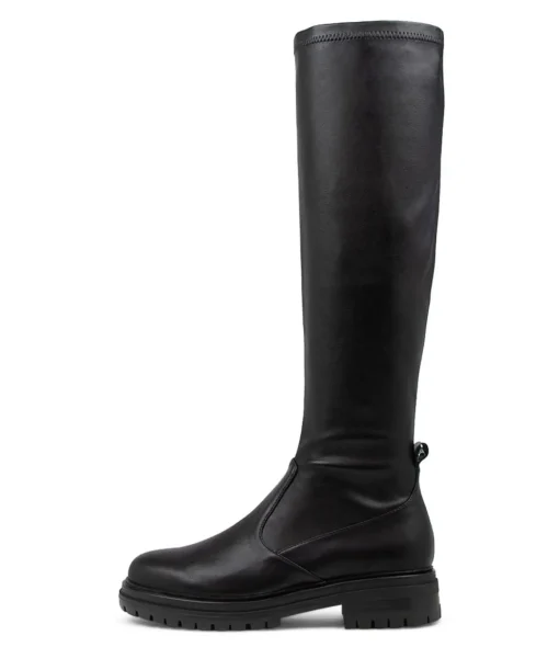 Shop Almi Black Knee High Boots Women Boots