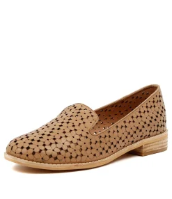 Online Analise Latte Leather Women Loafers
