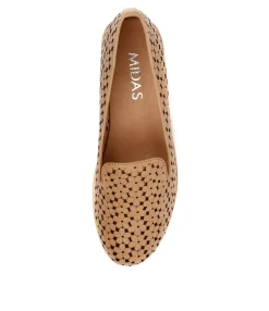 Online Analise Latte Leather Women Loafers