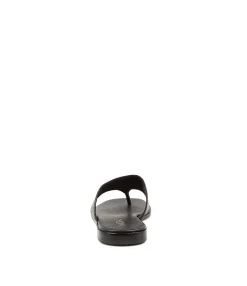 Best Anda Black Leather Women Flats