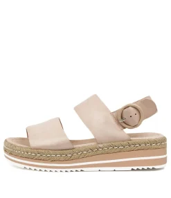 New Athens Nude Leather Women Espadrilles