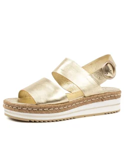 Online Athens Pale Gold Leather Women Espadrilles