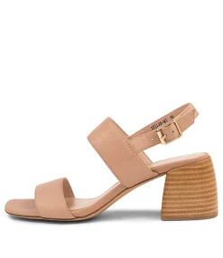 Hot Bellar Latte Leather Women Heels
