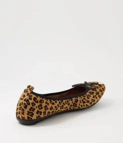 Cheap Berlin Leopard Pony Ballet Flats Women Flats