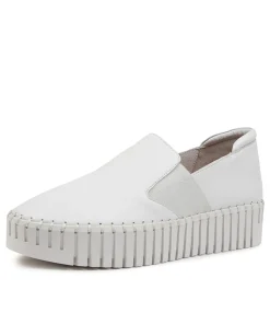 Best Sale Bodhi White Leather Women Sneakers