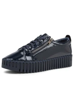 Discount Braelyn Navy Patent Leather Sneakers Ns Women Sneakers