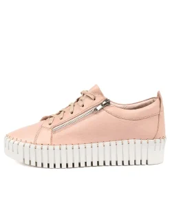 Sale Braelyn Rose Leather Women Sneakers