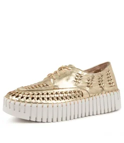 Sale Brodi Pale Gold-White Women Sneakers