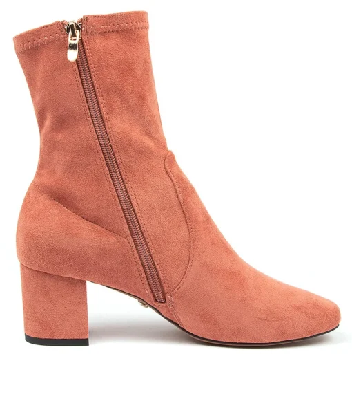 New Carrie Earth Microsuede Women Ankle Boots