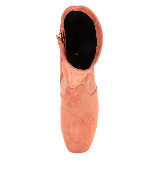 New Carrie Earth Microsuede Women Ankle Boots