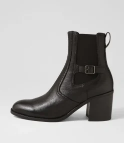Online Cloi Black Leather Chelsea Boots Women Ankle Boots