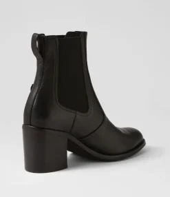 Online Cloi Black Leather Chelsea Boots Women Ankle Boots