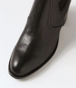Online Cloi Black Leather Chelsea Boots Women Ankle Boots