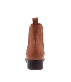 Shop Cohan Cognac Leather Chelsea Boots Women Ankle Boots
