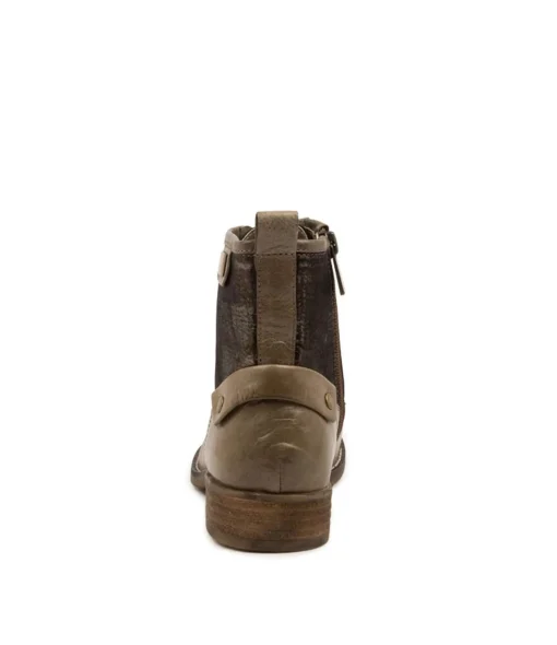 Outlet Cyber Mud-Amber Tartan Women Ankle Boots