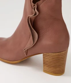 Online Darcey Rosewood Leather Ankle Boots Nh Women Ankle Boots
