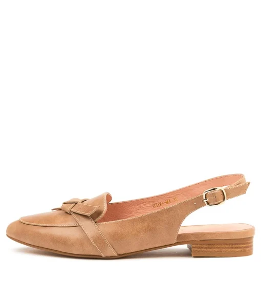 New Dido Brandy Leather Women Loafers