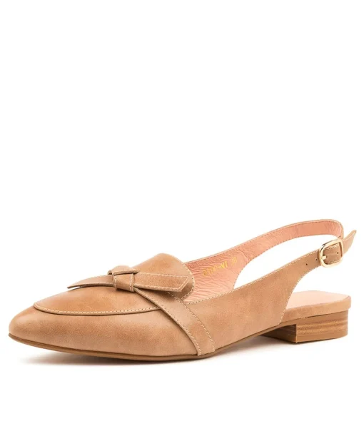 New Dido Brandy Leather Women Loafers