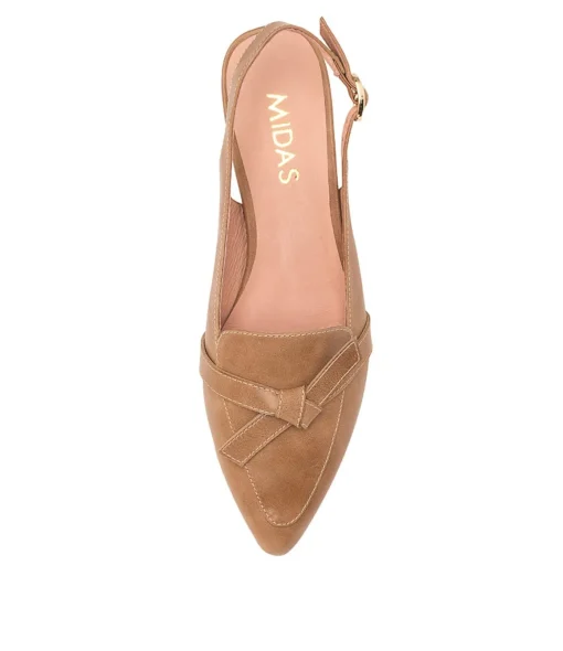 New Dido Brandy Leather Women Loafers