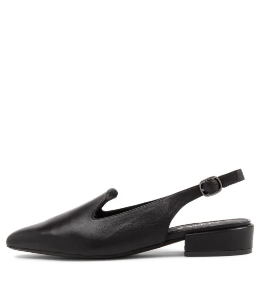 Flash Sale Erol Black Leather Loafers Women Loafers