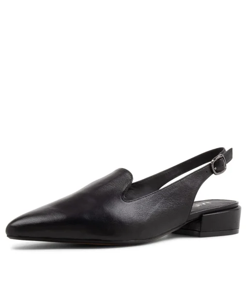Flash Sale Erol Black Leather Loafers Women Loafers