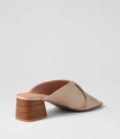 Shop Fanter Cafe Leather Sandals Women Slides