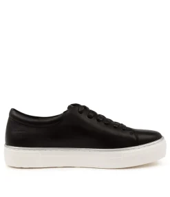 Clearance Flounce Black-White Sole Women Sneakers