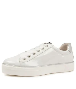 Shop Fynn White Patent Multi Women Sneakers