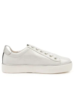 Shop Fynn White Patent Multi Women Sneakers