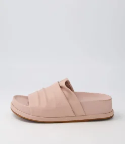 Cheap Gabler Cafe Leather Slides Women Sandals