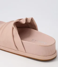 Cheap Gabler Cafe Leather Slides Women Sandals