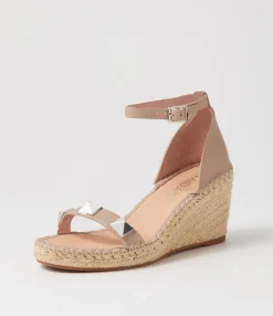 Fashion Gillies Rose Leather Wedges Women Wedges