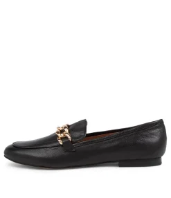 Fashion Gollish Black Leather Loafers Women Loafers