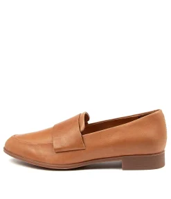Shop Granite Dk Tan Leather Women Loafers
