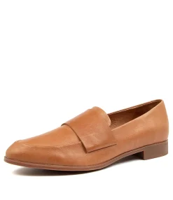Shop Granite Dk Tan Leather Women Loafers