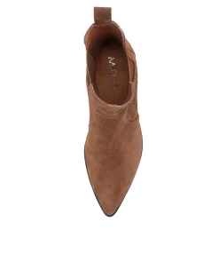 Fashion Grasp Light Choc Suede Chelsea Boots Women Ankle Boots