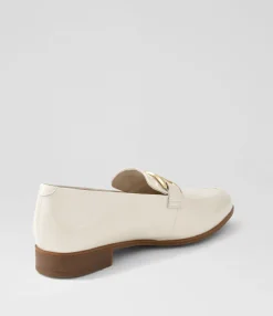 Flash Sale Gummie Ivory Patent Leather Loafers Women Loafers