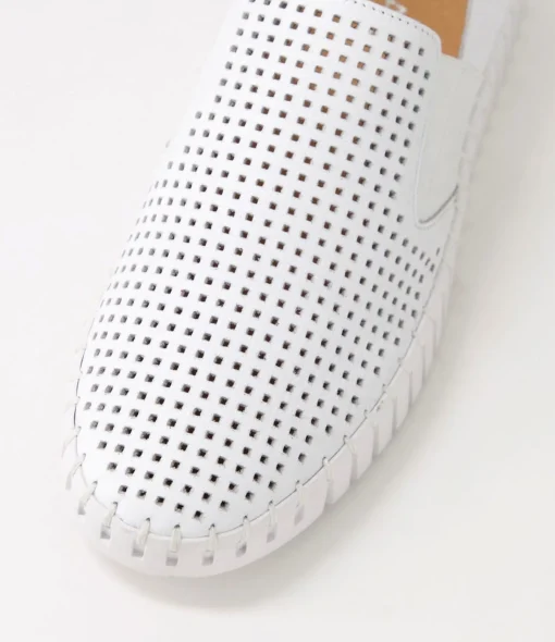 Store Harena White Leather Sneakers Women Sneakers