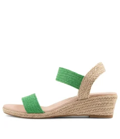 Sale Havana Jade Weave Elastic Espadrilles Women Wedges