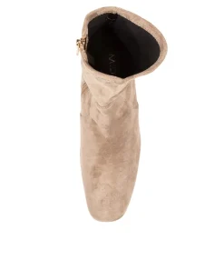 Store Heidi Taupe Microsuede Women Ankle Boots
