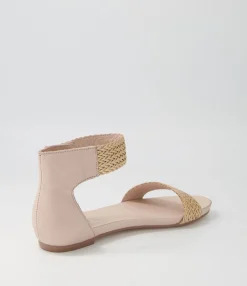 Hot Jallan Nude Weave Leather Sandals Women Sandals
