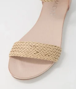 Hot Jallan Nude Weave Leather Sandals Women Sandals