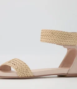 Hot Jallan Nude Weave Leather Sandals Women Sandals