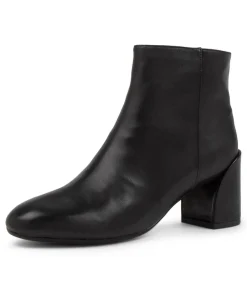 Hot Kamille Black Leather Ankle Boots Women Ankle Boots