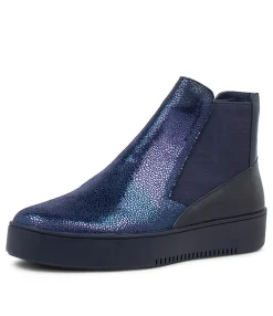 Cheap Letha Navy Speckle Multi Chelsea Boots Women Ankle Boots
